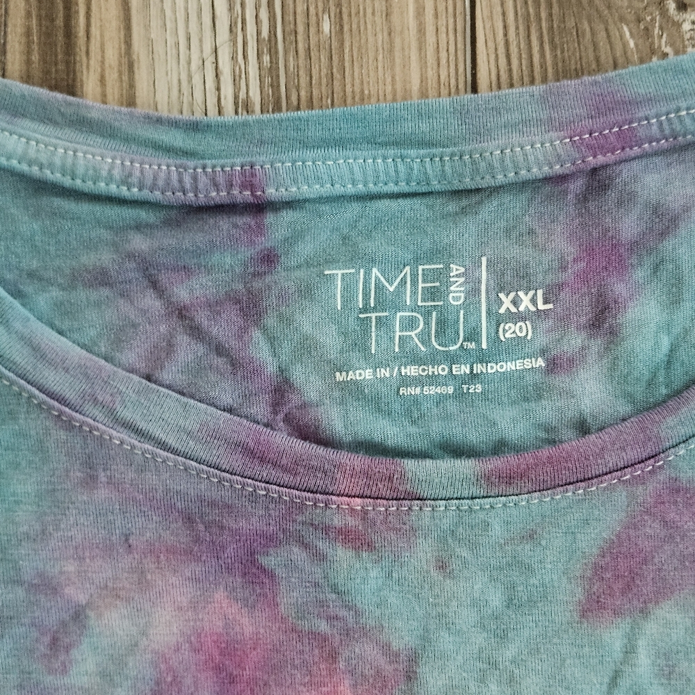 Nwot Tie Dyed Shirt By Local Artist Xxl 2x 2xl - Picture 2 of 2